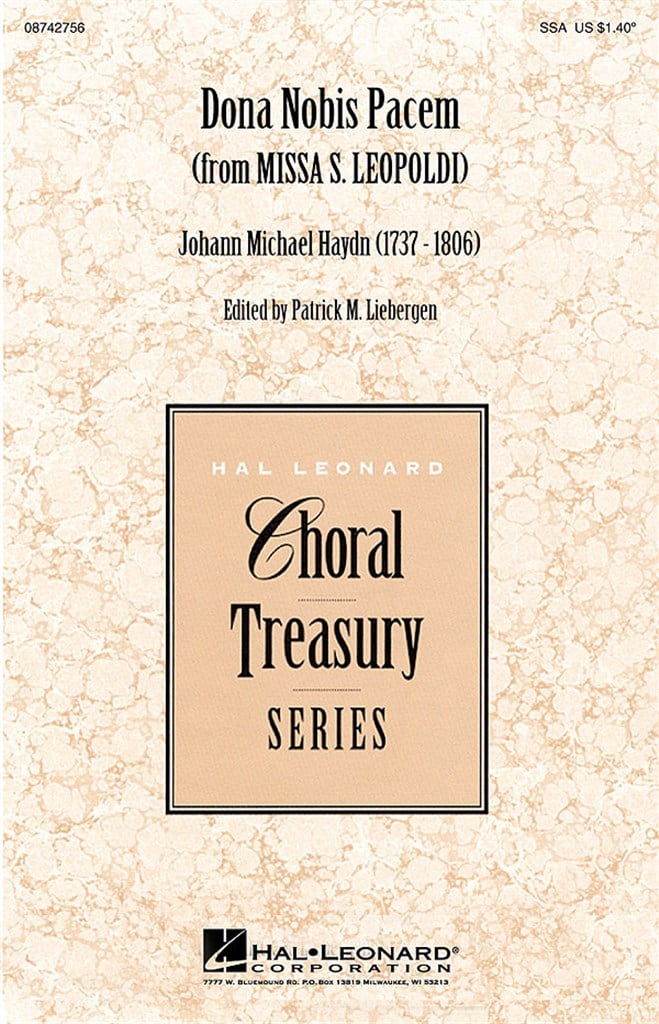 Dona Nobis Pacem from Missa S. Leopoldi
